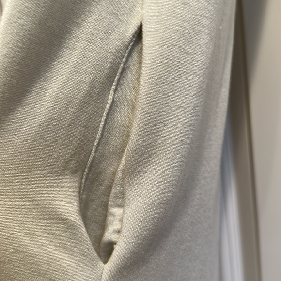 Elan Clothing Medium Cream Structured Shoulder Pad Sleeveless Mini Dress NWT - Picture 7 of 11